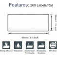 thumbnail image 5 of 6 Rolls 99012 36 x 89 mm Compatible Address Labels for Dymo LabelWriter 450 Turbo/Twin Turbo/Duo Seiko SLP Label Printers, 5 of 5