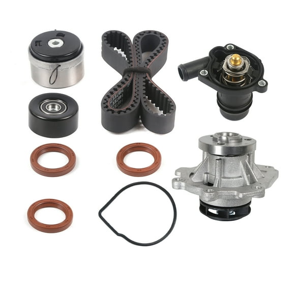 MOCA AUTOPARTS Timing Belt Kit with Water Pump Thermostat Assembly Fit for 2014 Chevrolet Cruze 1.8L