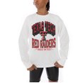 thumbnail image 3 of Women's Gameday Couture White Texas Tech Red Raiders Midweight Oversized Long Sleeve T-Shirt, 3 of 5