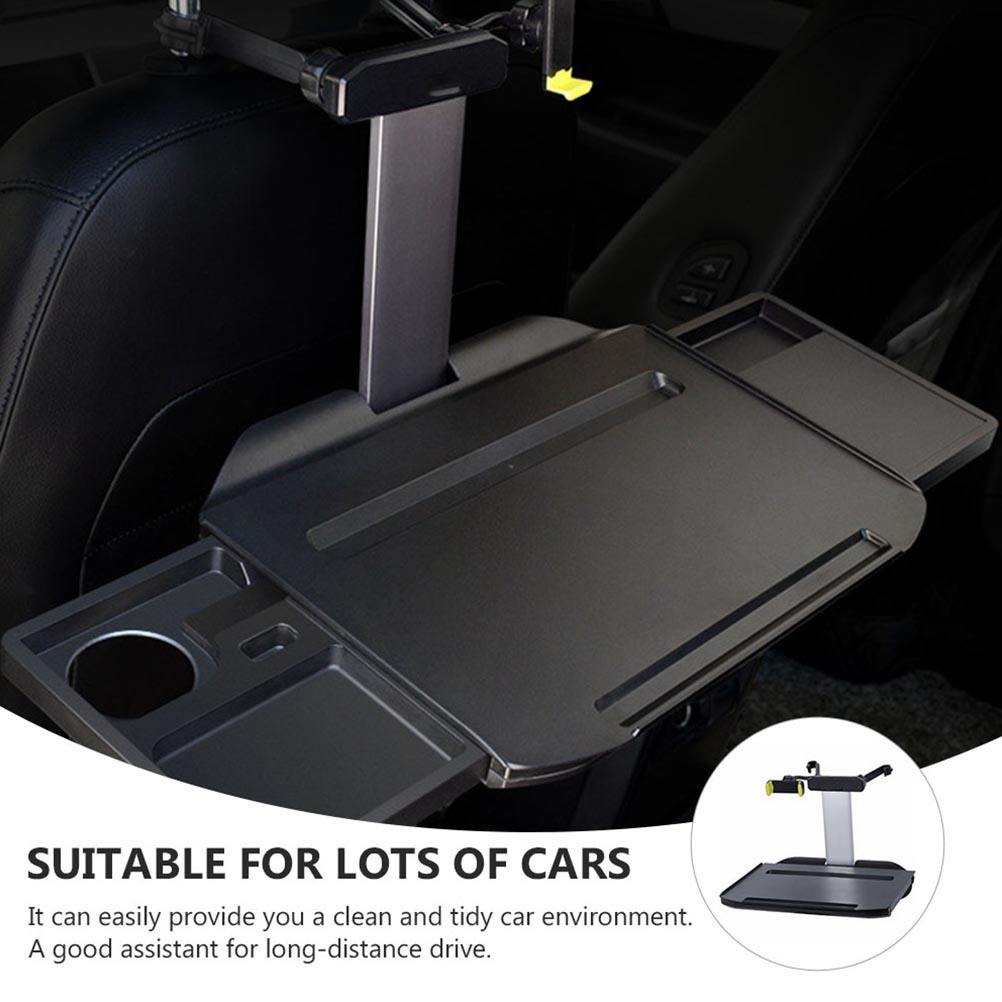 BESTYASH Car Lap Tray for Passenger, ABS Rectangular Travel Storage Solution, Back to School Essential