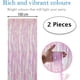 thumbnail image 2 of 2 cortinas de alambre metálico rosa cortinas de borlas de papel de aluminio decoración de fiesta rosa JM, 2 of 4