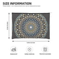 thumbnail image 3 of Kdxio Dot Mandala Makeup Bag Toiletry Bag Canvas Makeup Bags Zipper Cosmetic Pouch Travel Cosmetic Pouch for Women Gifts, 3 of 7