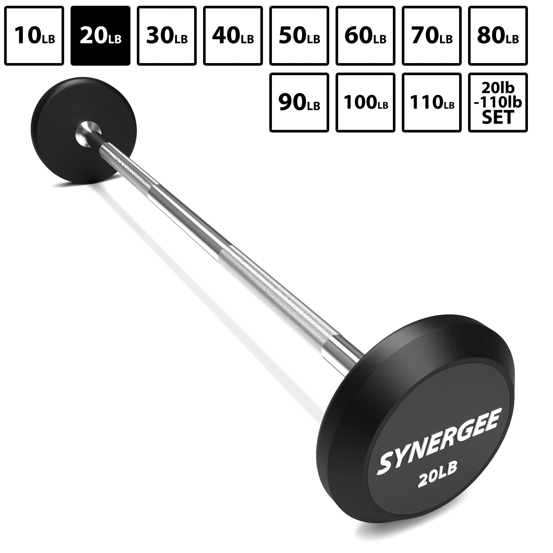 pre weighted barbell