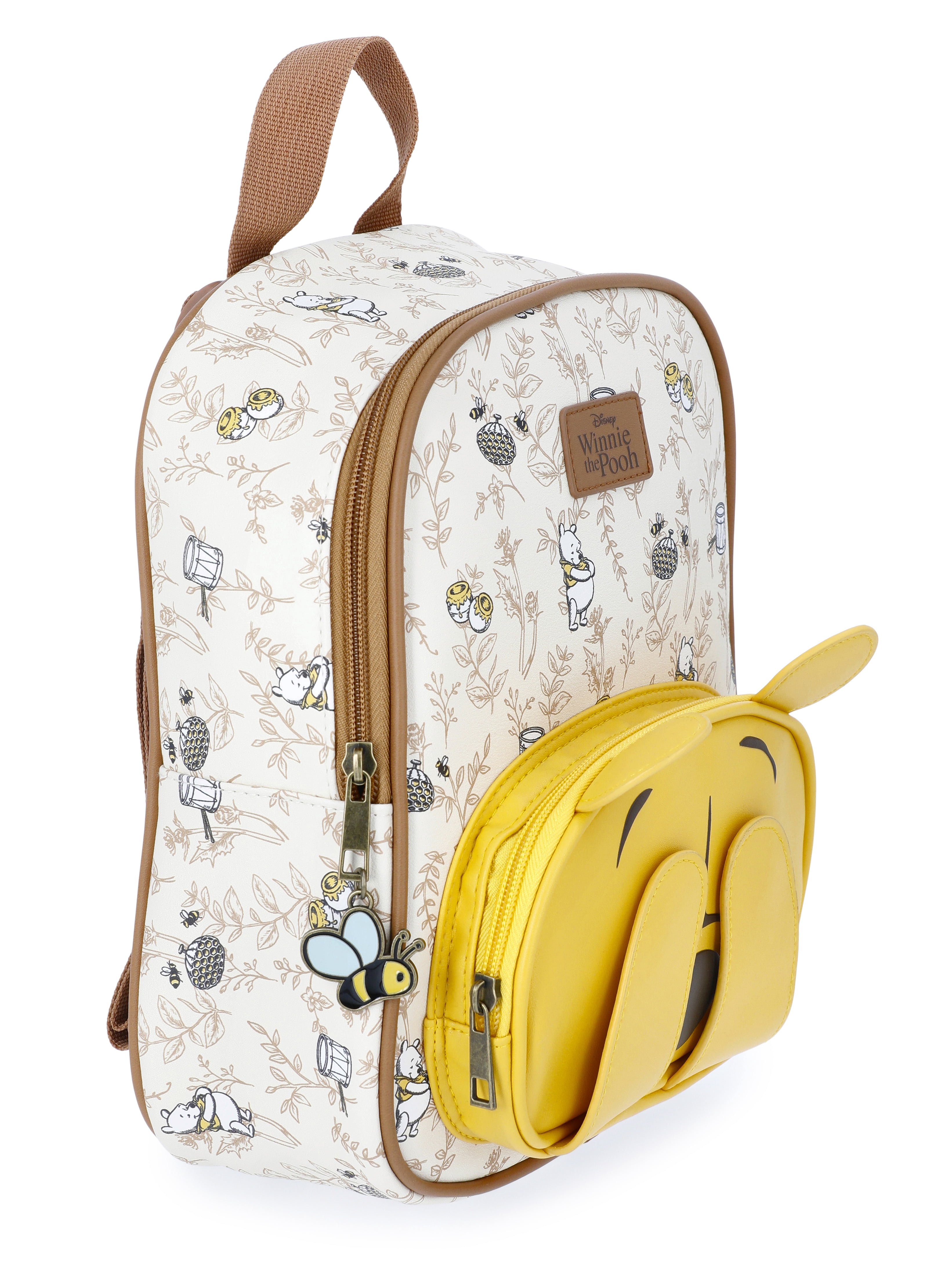 Disney Winnie the Pooh Berries Cream Beige Backpack Bag Brand New Winnie Pooh Backpack main image 2