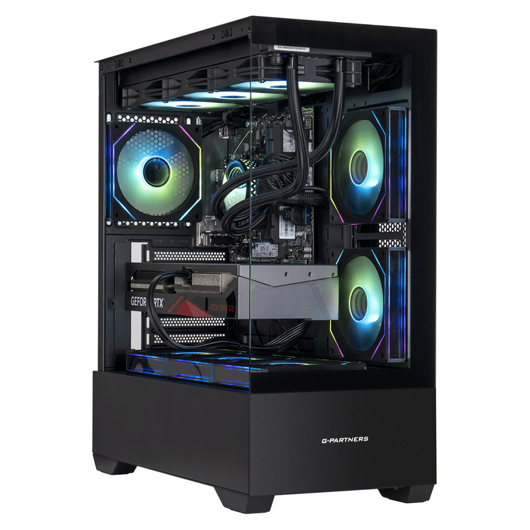 IPASON Gaming PC, AMD Ryzen 7 7700, RTX 4070 12G, 1TB NVMe