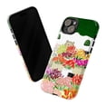 thumbnail image 3 of Cute Bear Flower Shop Phone Case, Aesthetic Watercolor Tulip Market Garden Cover for iPhone 17 16 15 14 13 12 11 Plus Pro Max Mini, 3 of 6