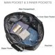 thumbnail image 5 of Beach Bag, Waterproof Sandproof Beach Tote Bag, Large Capacity Foldable for Women, 5 of 5