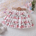 thumbnail image 2 of LUOGENLI Girls Skirts Size 7-8 Long Toddler Kids Baby Girls Baby Dancing Princess Skirt Cute Floral Print Skirt Girls Dress Shoes Size 3 Girls Dresses 10-12 Long 6-7 Years, 2 of 7
