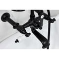 thumbnail image 4 of Kingston Brass CC543T0 Vintage 7-Inch Wall Mount Tub Faucet with Hand Shower, Matte Black, 4 of 7