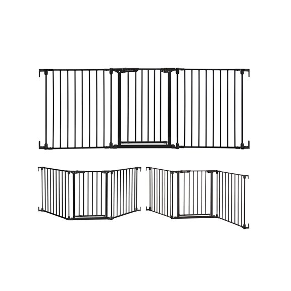 Puerta De Seguridad Negra Dreambaby (ajustable De 85cm A 2m)