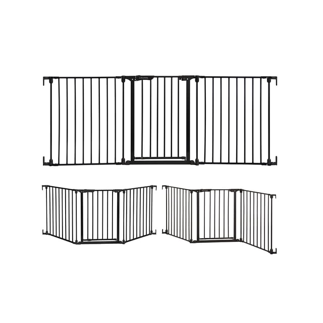 Puerta De Seguridad Negra Dreambaby (ajustable De 85cm A 2m)