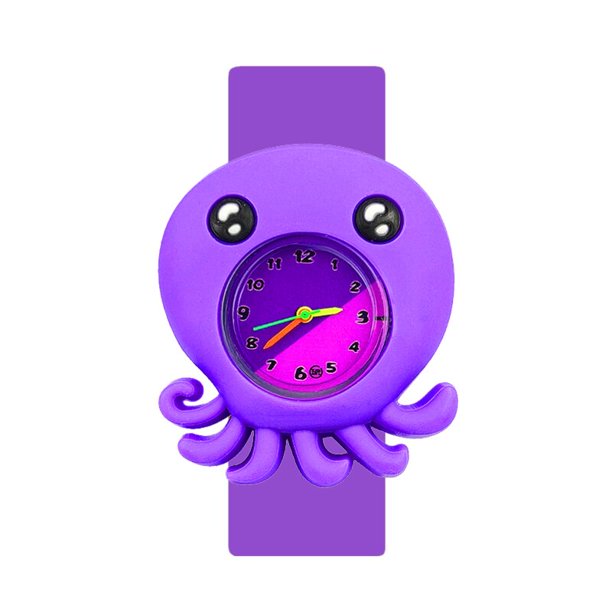 3D Shark Niños Slap Relojes Electrónica Digital Moda Niños Relojes Tortuga Pingüino Pescado Juguete Niño Niña Estudiante Reloj de cuarzo Gao Jinjia LED