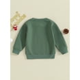 thumbnail image 4 of CIYCuIT Kids Baby Girl Boy Christmas Casual Sweatshirts Long Sleeve Letter Print Pullover Tops Toddler Crew Neck Loose Hoodie for Daily 6M 12M 18M 24M 3T 4T, 4 of 8