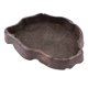 thumbnail image 3 of Gecko Tank Accessories Resin Watering Bowl Small Size Coffee Color For Pet Owners Lizard Watering 1Pack, 3 of 3
