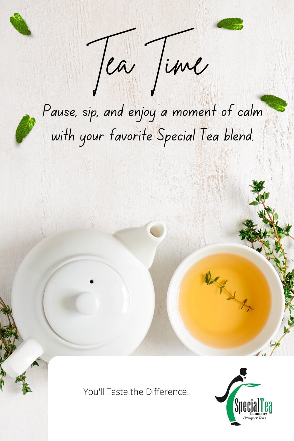 Special Tea Lychee Mango Blue Wave Tea, Loose Leaf 16 oz.