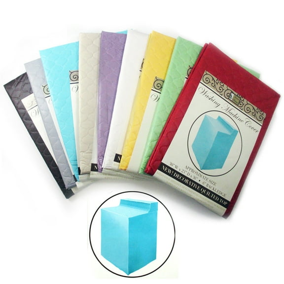 Vinyl Waterproof Cover Protective Quilted Washing Machine Dryer Dust Top Color