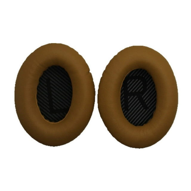 sweethay Almohadillas para los oídos Cojín para auriculares Profesional Cancelación de ruido Reemplazo de piezas de reparación para Relojes inteligentes Caqui+Negro