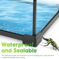 thumbnail image 2 of NEPTONION Mini Reptile Glass Terrarium 8"x8"x6" Durable Reptile Habitat Tank with Heat Resistant Aluminum Alloy Frame, Single Swinging Doors for no Jam by Sand and Other Debris, 2 of 6