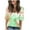 Pink, variant on Print Tops for Women 1/2 Sleeve 2025 Fashion Tees Casual Neck Loose Cute T Shirt Ladies Top