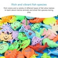 40-piece children's magnetic fishing toys pool set suitable for