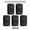 5pcs Black, variant on 5pcs Tool Holder Dock Wall Mount Storage Rack For Dewalt 14.4V/18V/20V For Milwaukee 18V Fixing Devices Drill Tools Holder