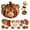 C #37, variant on DIY Woodland Animal Pumpkin Sewing Kit for Adults,Complete Fall Craft Supplies Set,Handmade Woodland Pumpkin Decor Project for Holiday Home Displays C