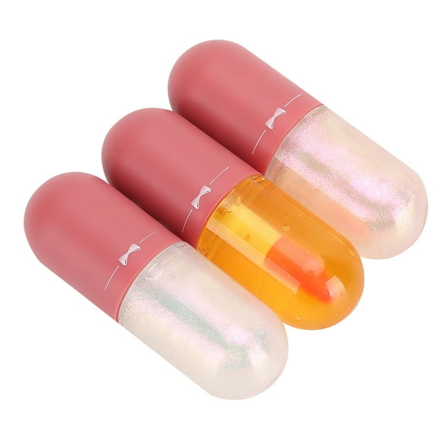 Brillo De Labios Aceite De Brillo De Labios Base De Brillo De Labios 3 Piezas Brillo De Labios Transparente Hidratante Aceite De Labios Sexy Base De Brillo De Suero De Labios Para ANGGREK Lip Gloss Base