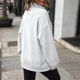 thumbnail image 5 of Turtleneck Pullover Sweatshirt for Women Oversized Long Sleeve Basic Casual Everyday Fall Winter Top, 5 of 7