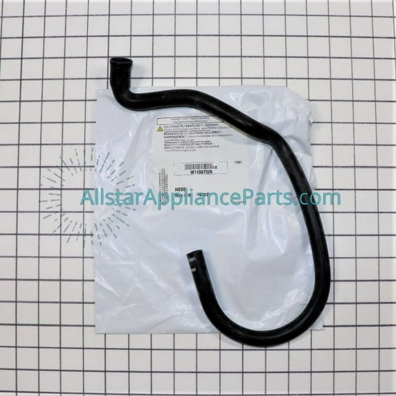 Whirlpool Washing Machine Flowmeter to Tub Ring Hose W11087528