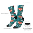 thumbnail image 4 of Vsdgher Medical Elements Crew Socks for Men & Women, Breathable Casual Athletic Ankle Socks, 4 of 6