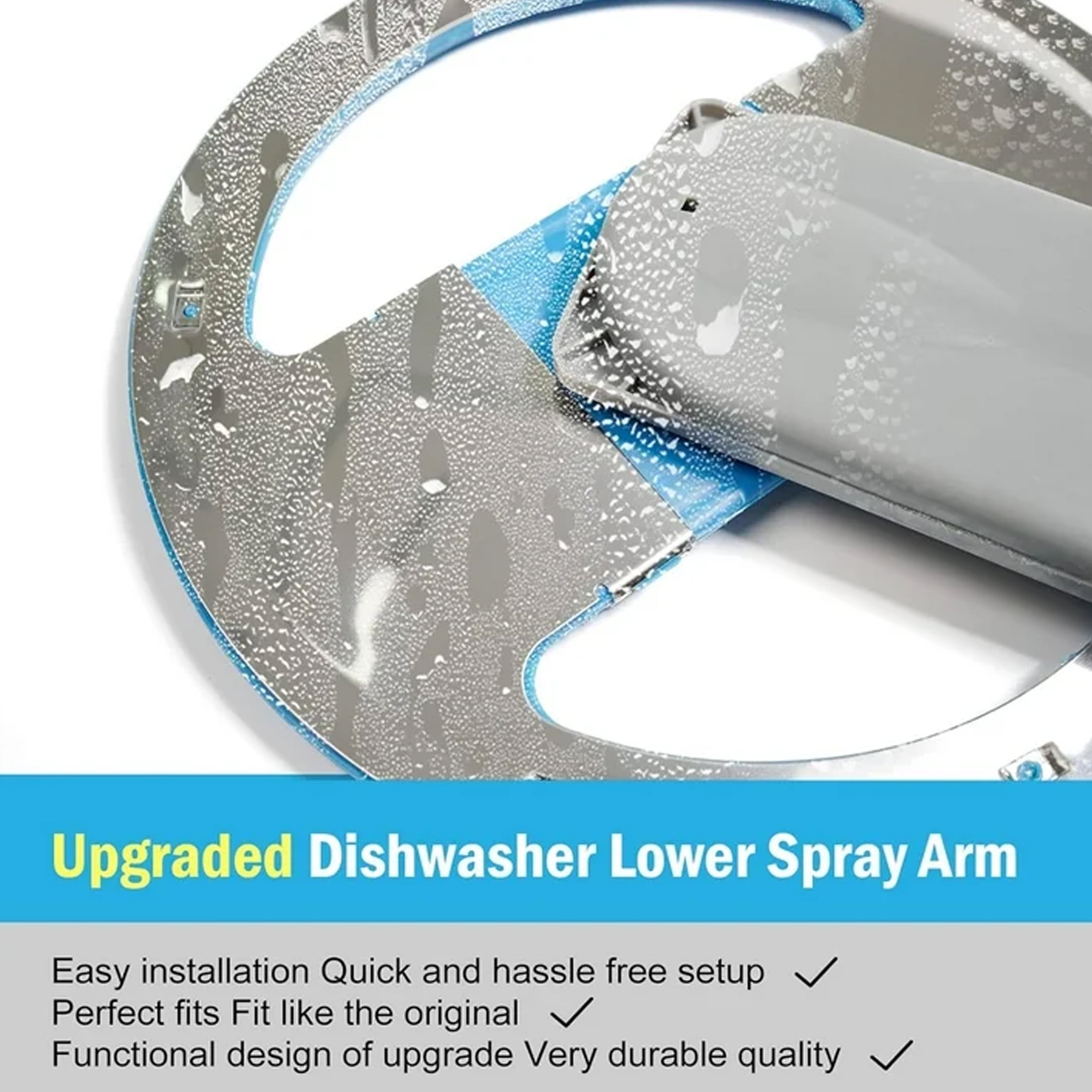 5304507158 Lower Washer Arm Assembly, Replacement Dishwasher Spray Arm Assembly for Frigidaire Dishwasher
