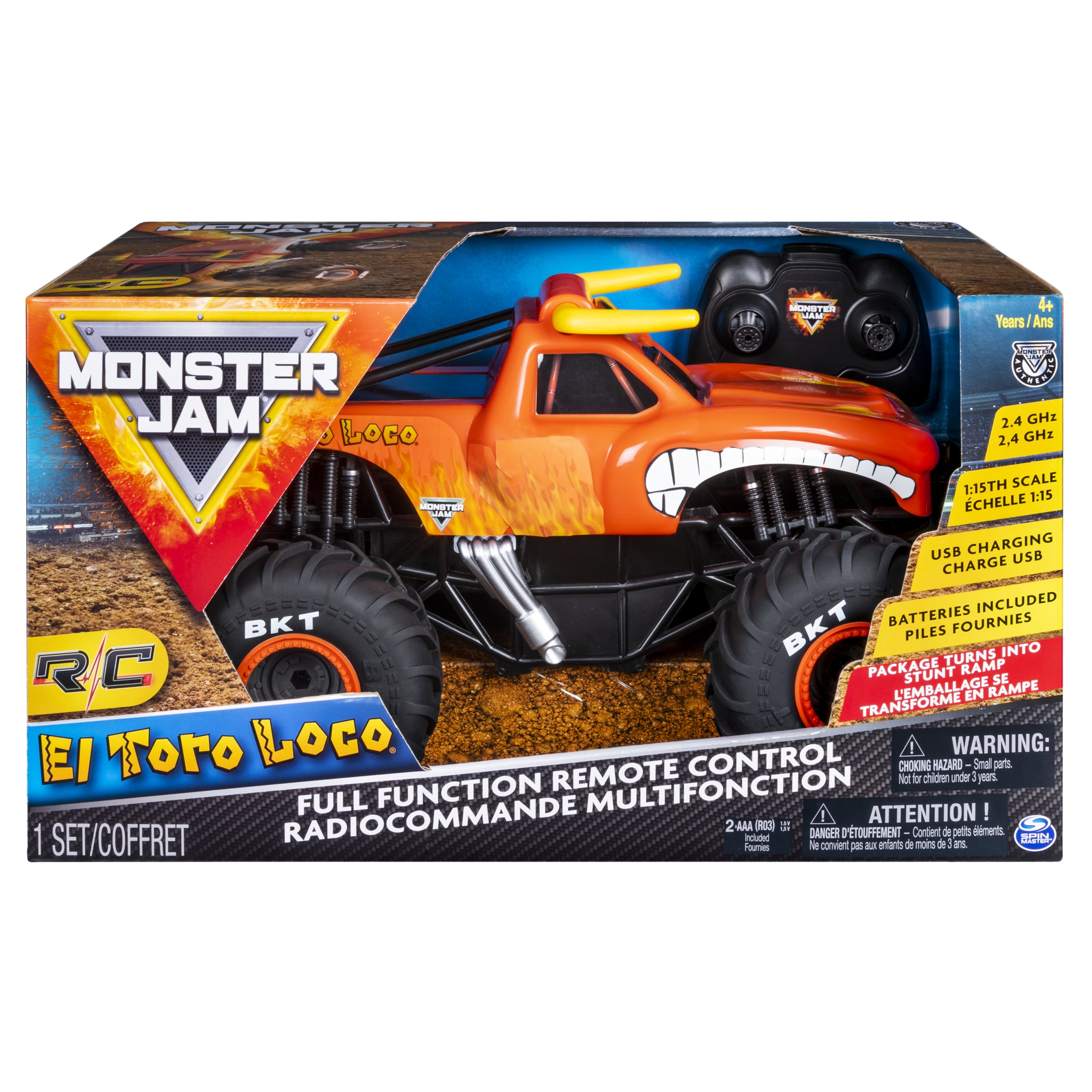 el toro loco monster truck remote control