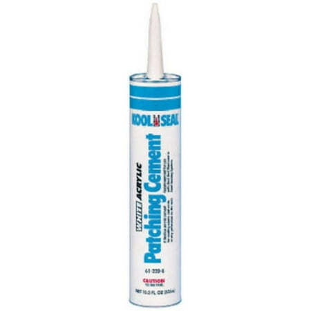 Kool seal white acrylic patching cement deals