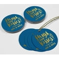 thumbnail image 4 of Inkdotpot Real Gold Foil Hugs & Kisses From The Wedding Tags Favor Hang Paper Tags 50 Pieces, 4 of 6