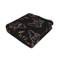 thumbnail image 2 of KLL Colorful Game Controller Print Fleece Throw Blanket, Horizontal Fleece Bedding Cute Soft Blankets Comfy Fleece Flannel Plush Home Decor for Couch & Bed -50"x40", 2 of 9