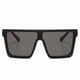 thumbnail image 2 of Oversized Women's Sunglasses Thick Frame Mirror Lens Fashion Accessories, 2 of 5
