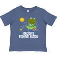 thumbnail image 3 of Inktastic Daddys Fishing Buddy Cute Frog Boys or Girls Baby T-Shirt, 3 of 5