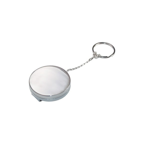 Hillman 711084 Key Chain Steel Silver Retractable Cord Stainless Steel
