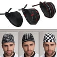 thumbnail image 4 of Unisex Chef Hat Adjustable Mesh Catering Baker Kitchen Restaurant Cook Work Cap Elastic Breathable Pirate Hat, 4 of 4