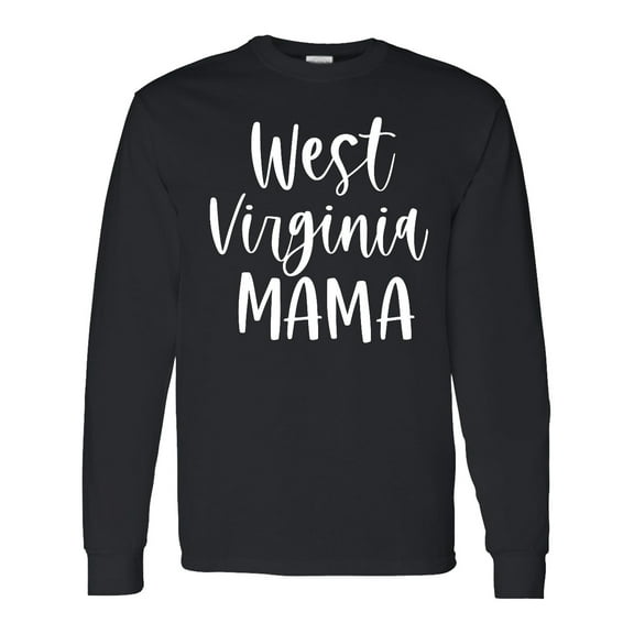 Inktastic West Virginia Mama Long Sleeve T-Shirt