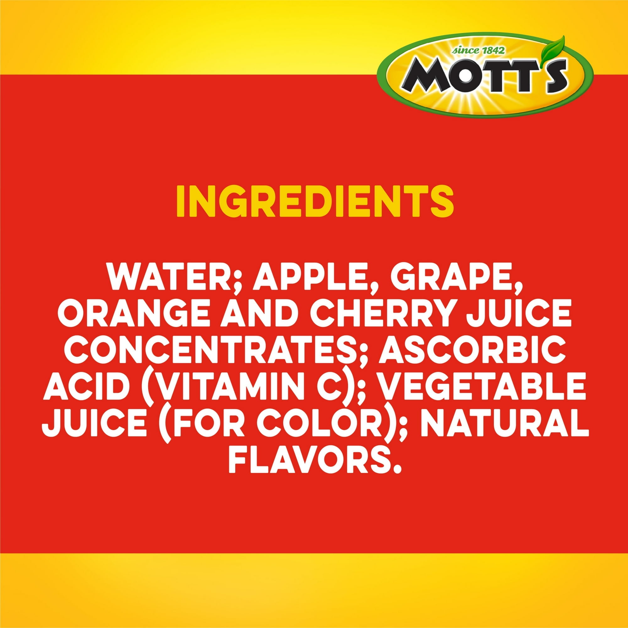 Mott's 100% Juice Fruit Punch Juice, 48 fl oz, (Pack of 4)