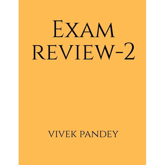 Exam review-2, (Paperback)