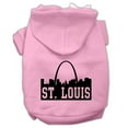 thumbnail image 6 of Mirage Pet St Louis Skyline Screen Print Pet Hoodies Red Size XXXL, 6 of 10