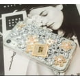 thumbnail image 2 of case for iPhone XR Shiny Rhinestone Case for Girls Fashion Luxury Bling Bling Diamond Rhinestone Gemstone 3D Perfume Bottle and Flower Gemstone Soft TPU Back case for iPhone XR 6.1 inch, 2 of 8