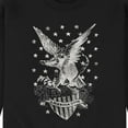 thumbnail image 3 of Instant Message - America Eagle Stars   - Men's Crew Neck Fleece Pullover, 3 of 6