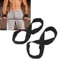 thumbnail image 4 of Figure 8 Lifting Straps, Lifting Wrist Straps Black Strength Training  for Home, 4 of 8