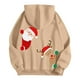 thumbnail image 4 of WILLBEST Sudadera con Capucha Merry Christmas para Mujer Sudadera con Capucha con Estampado Navideño Divertido Camiseta Navideña Informal de Manga Larga 367 Grande, 4 of 4