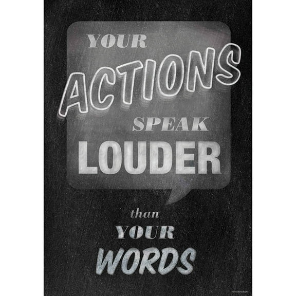 CTP6677 - Your Actions... Inspire U Poster by Creative Teaching Press