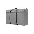 thumbnail image 2 of Inteprter Exquisita bolsa artesanal con gran apertura y bolsa de viaje de gran capacidad que no se rompe Almacenamiento y organización del hogar gris claro-40L, 2 of 6