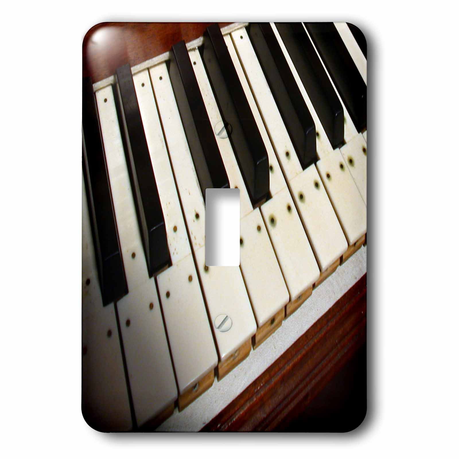 3dRose Piano Keyboard Single Toggle Switch (lsp_20673_1)